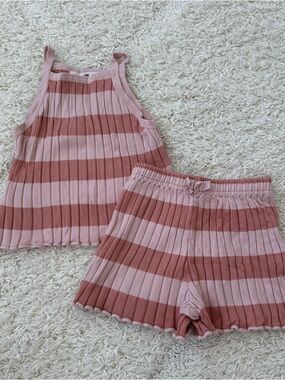 H&M Striped Knit Set
